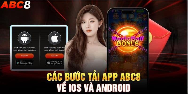 Hướng dẫn tải app ABC8 cho điện thoại ANdroid và IOS