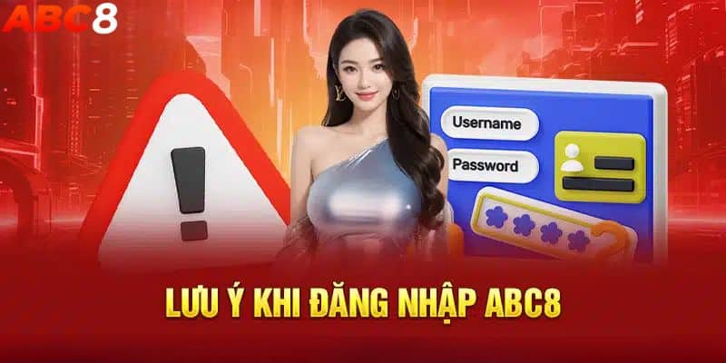 Một vài lưu ý quan trọng khi đăng nhập ABC8